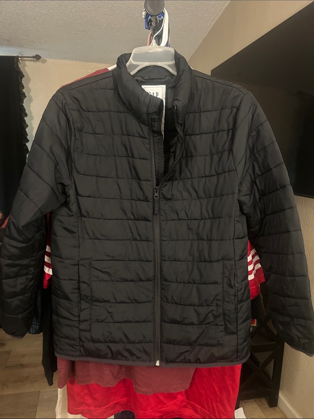 GAP Black Quilted Puffer Jacket